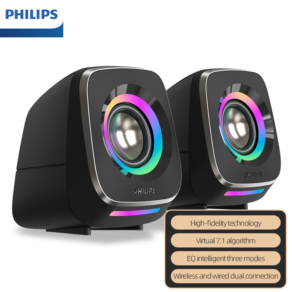 Home Cinema Philips - Philips SPA710 Speakers Dynamic Bass 57mm