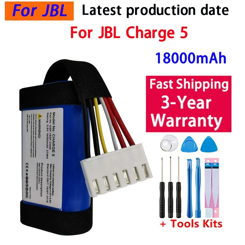 18000mAh GSP-1S3P-CH40 For JBL - Jbl Speaker Charge 5 recension och pris