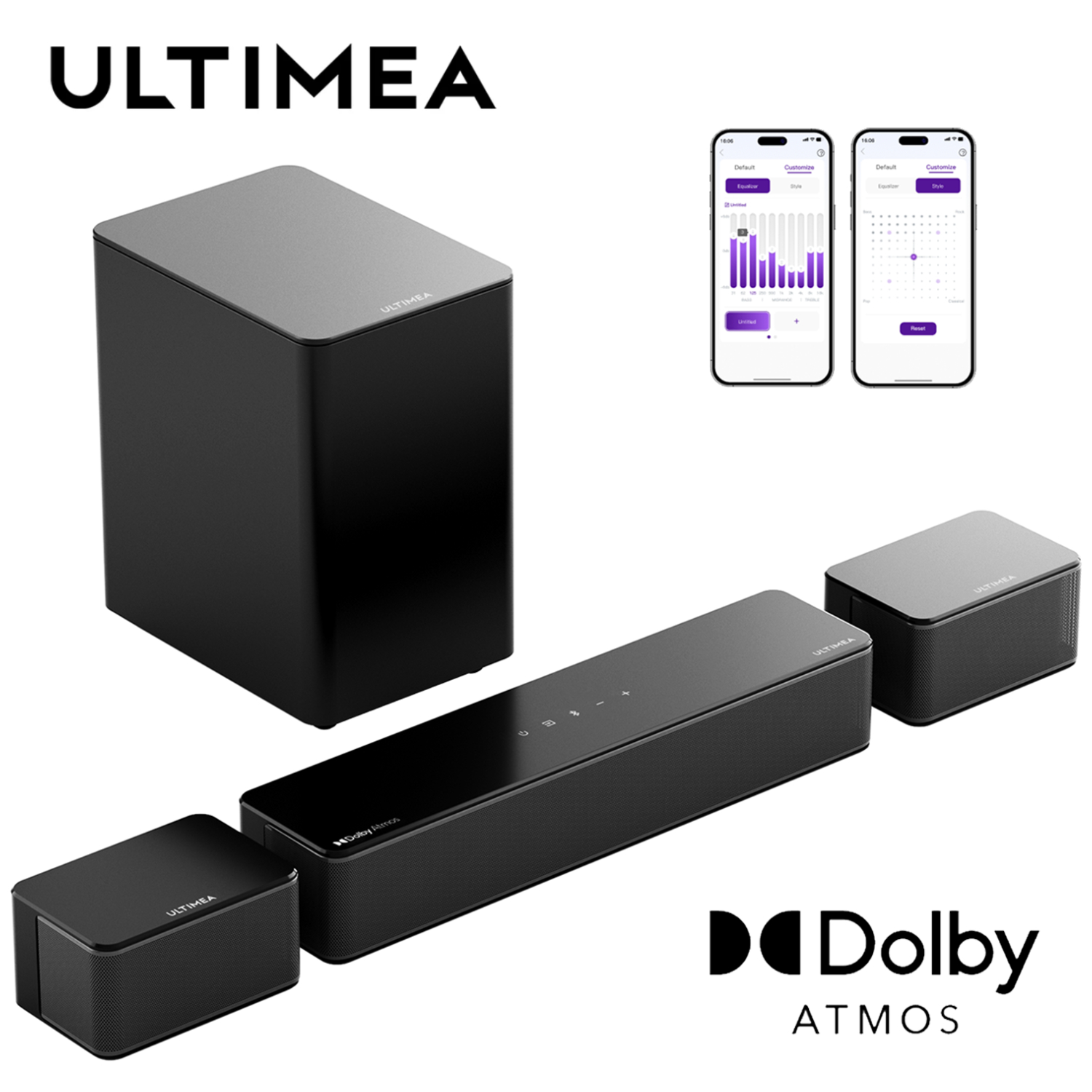 ULTIMEA 5.1 Soundbar with Dolb - Home Cinema Onkyo 5.1 recension och pris