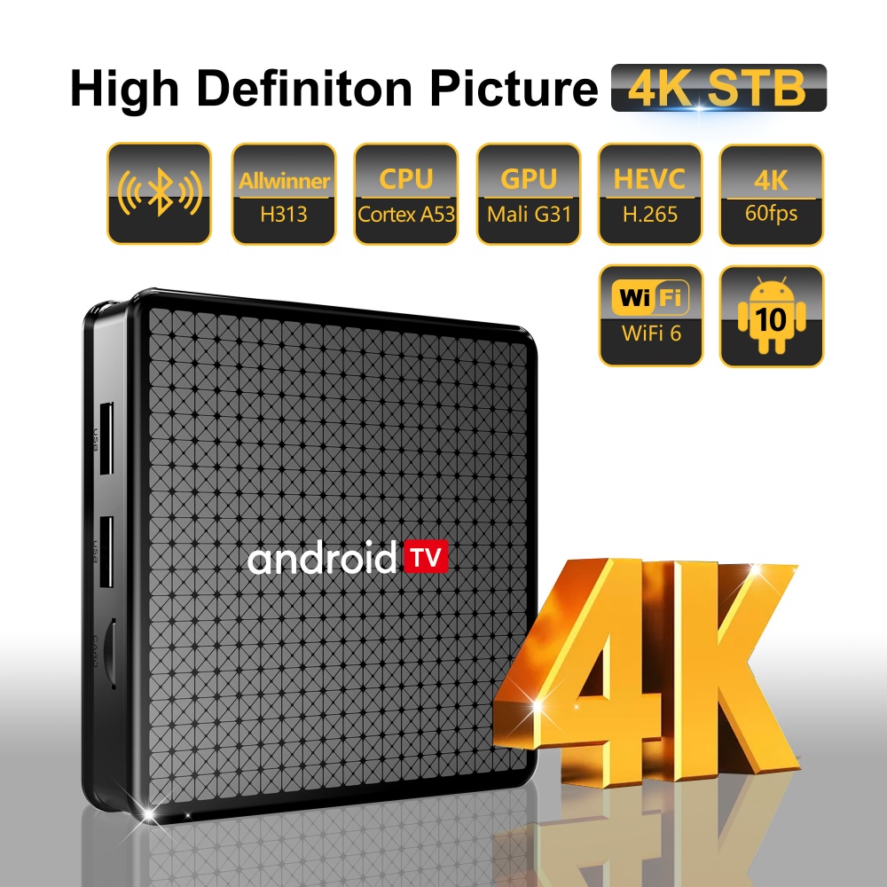 Wudung X5 TV Box AndroidTV All - Netflix Home Cinema recension och pris