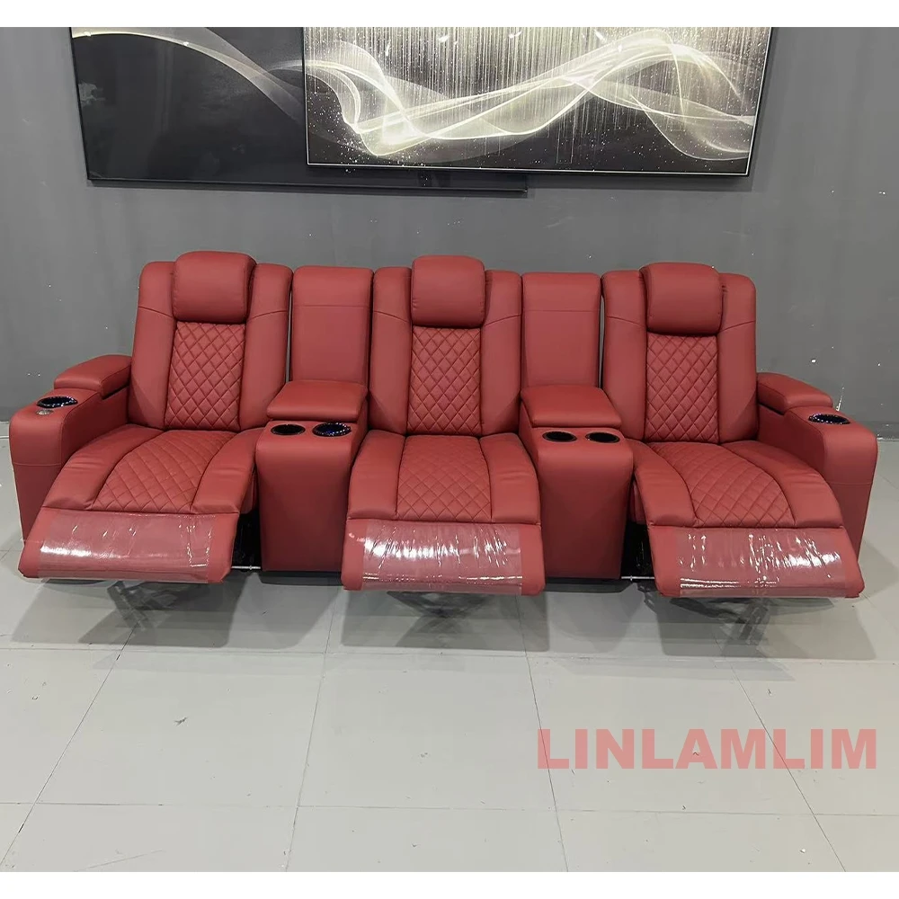 Linlamlim Luxury 3-Seat Reclin - Home Cinema Couch recension och pris