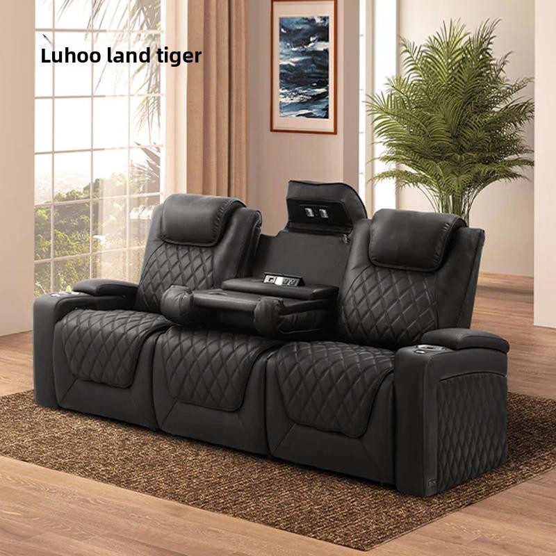 High-End Electric Leather Sofa - Home Cinema High End recension och pris