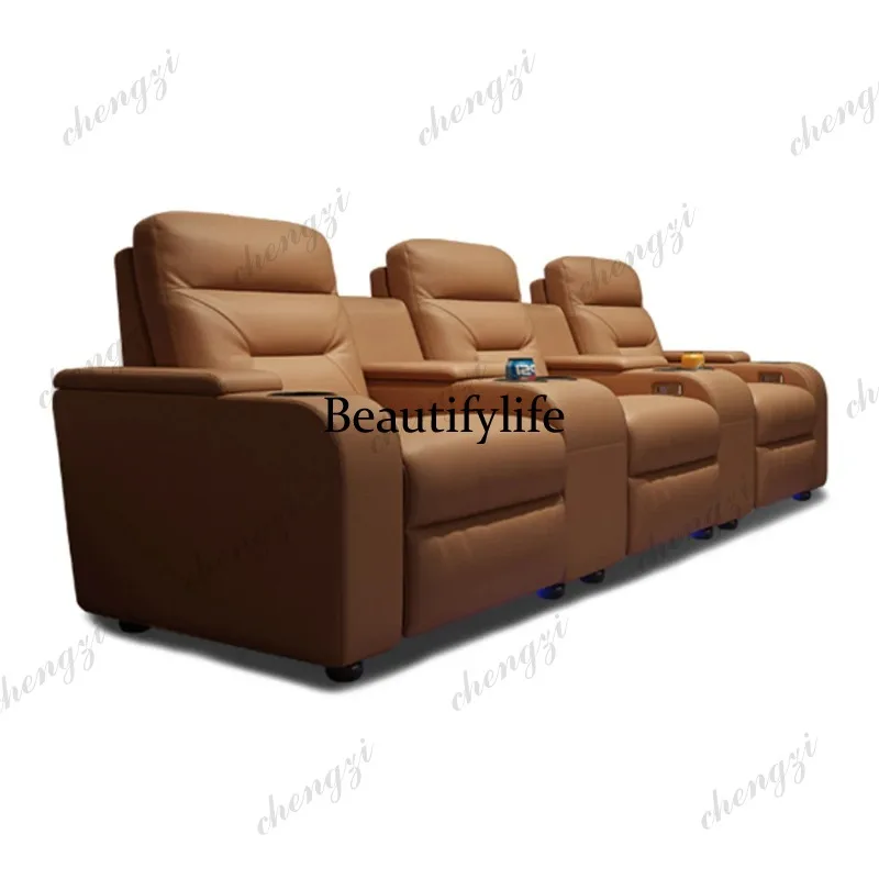 A49 Leather Sofa set With POWE - Home Cinema Couch recension och pris