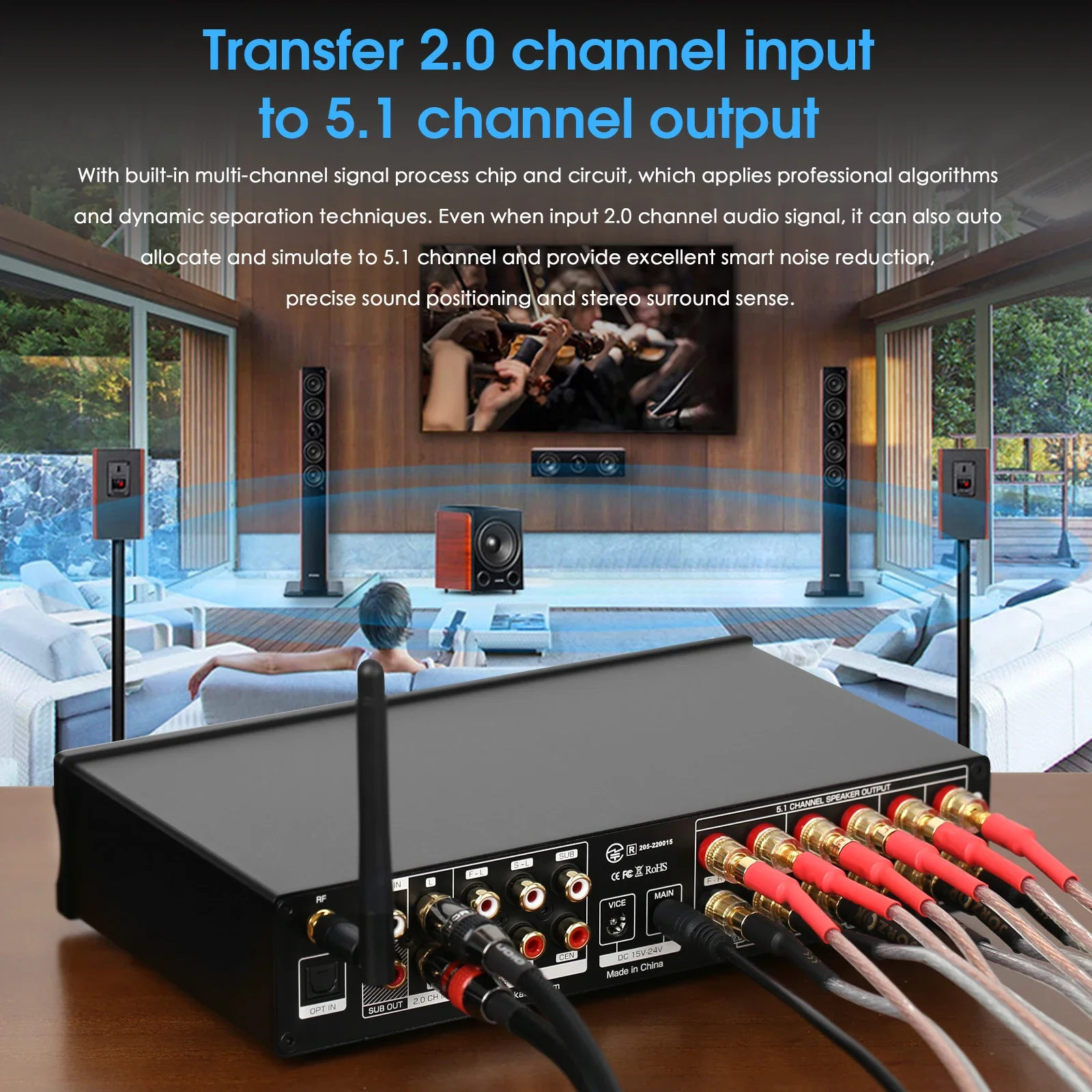Douk Audio 5.1 Channel Digital - Home Cinema Onkyo 5.1 recension och pris