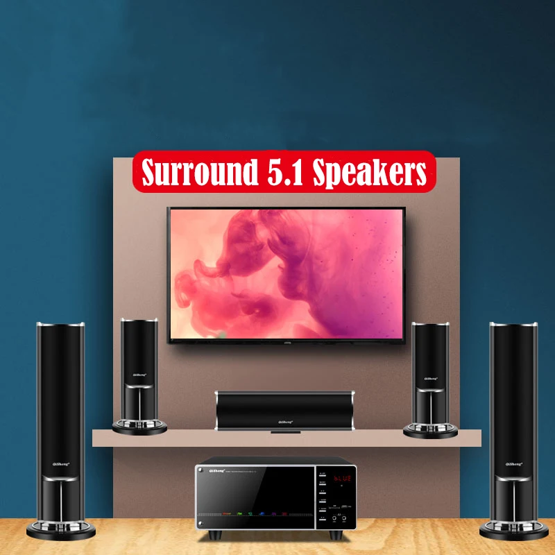 1000W high-power  caixa de som - Home Cinema Onkyo 5.1 recension och pris