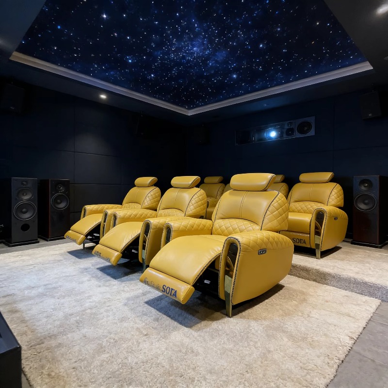 Vip Single Leather Reclining S - Home Cinema High End recension och pris
