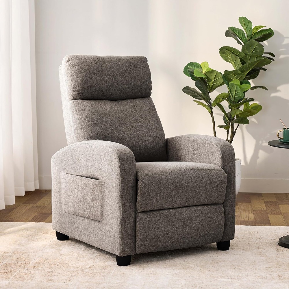 Modern Manual Push Back Reclin - Home Cinema Couch recension och pris