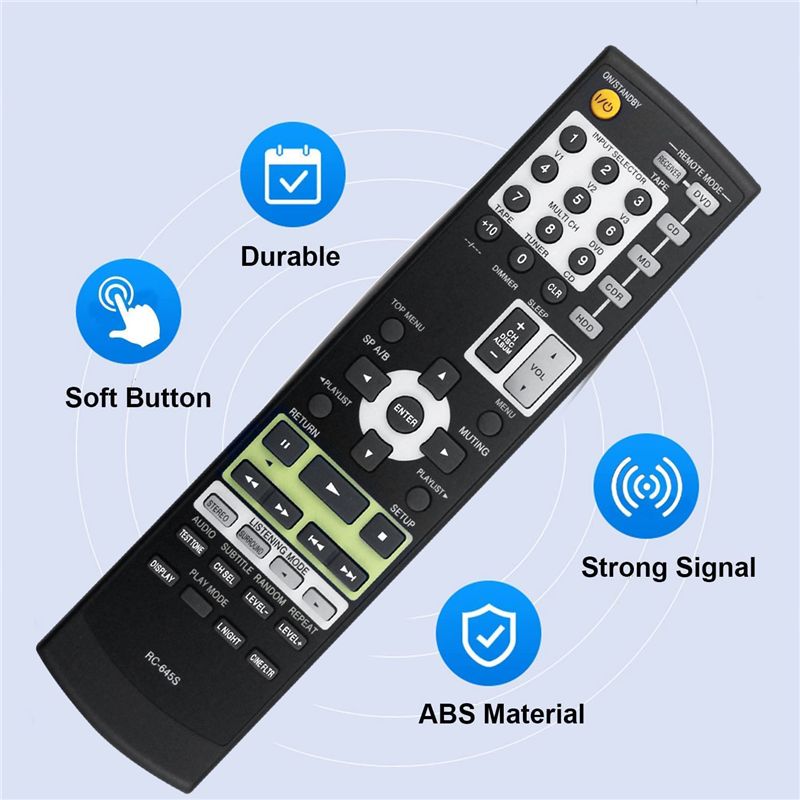 ABKQ-RC-645S Replace Remote Co - Onkyo Home Cinema recension och pris
