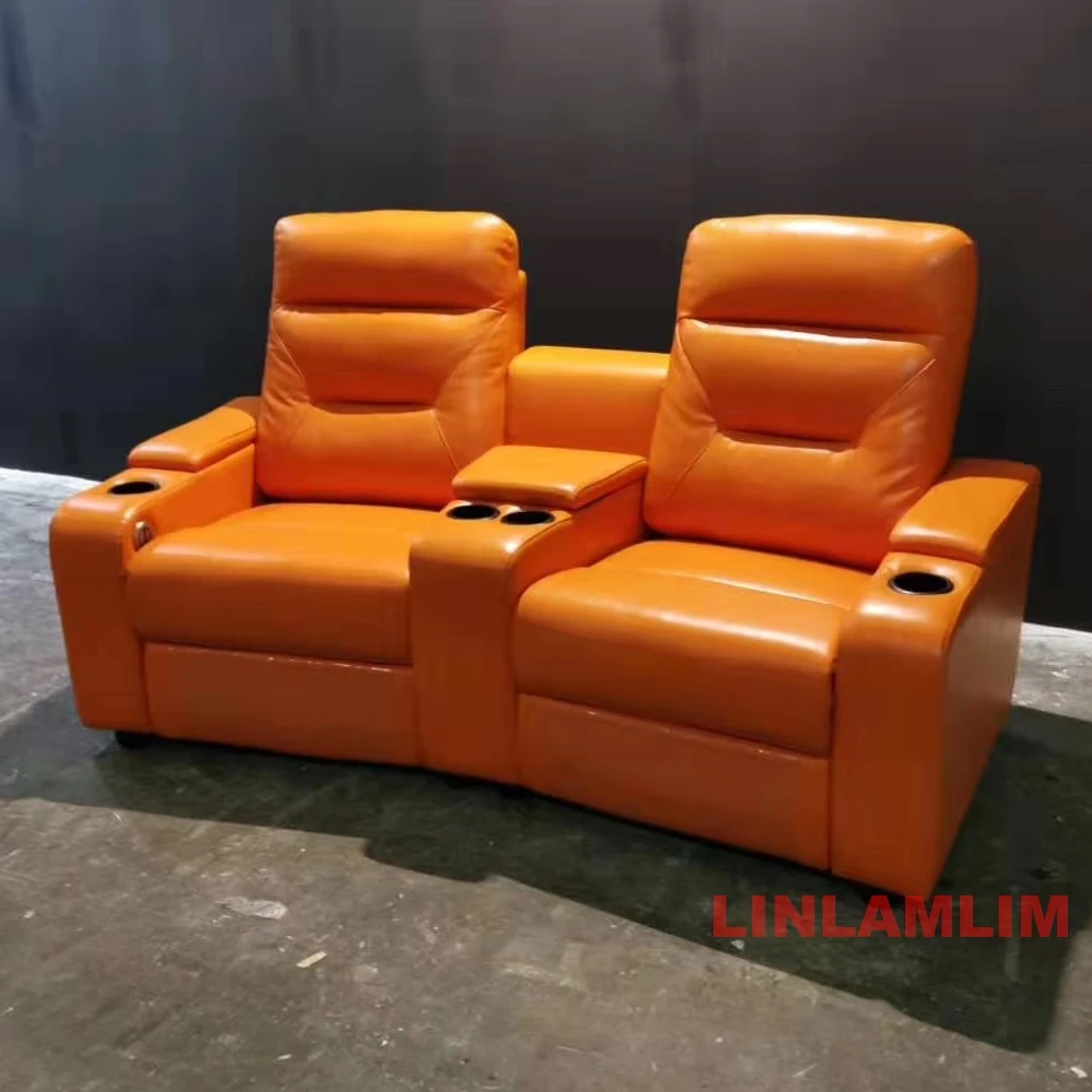 Linlamlim Genuine Leather Sofa - Home Cinema Couch recension och pris