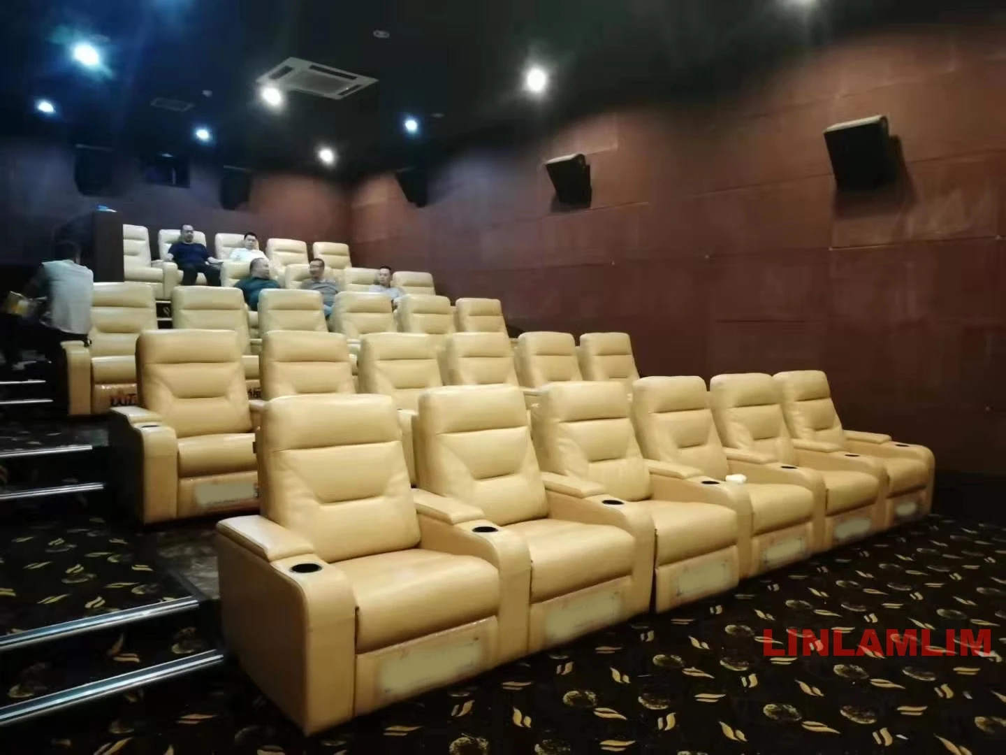 Linlamlim Genuine Leather Sofa - Home Cinema Couch recension och pris