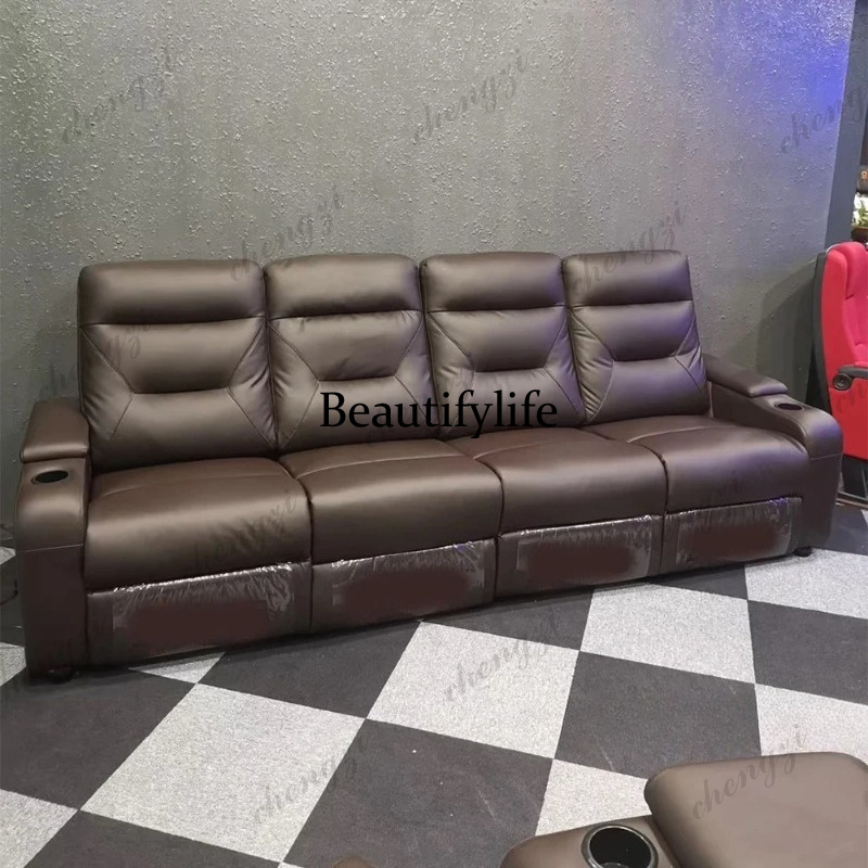 Leather Sofa set With POWER RE - Home Cinema Couch recension och pris